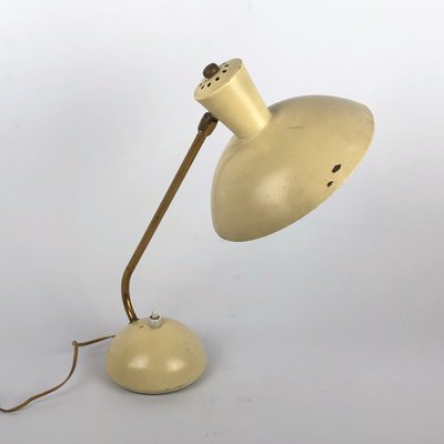 Italian Lacquer and Brass Table Lamp, 1950s-OT-838202