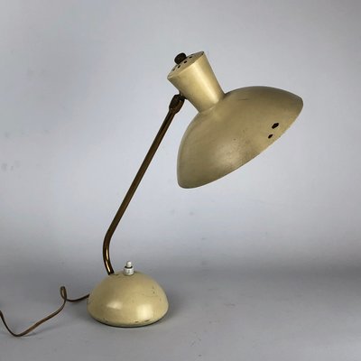 Italian Lacquer and Brass Table Lamp, 1950s-OT-838202