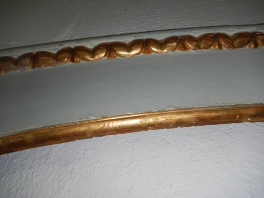 Italian Lacquered Frame with Torciglione Forge Gold, 1920s-WWQ-741639