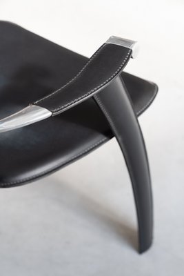 Italian Leather Armchair from Stine Line, 1990s-KNM-2026888