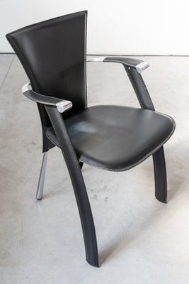 Italian Leather Armchair from Stine Line, 1990s-KNM-2026888