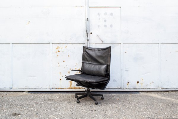 Italian Leather Desk Armchair from Bernini-VCV-1323143