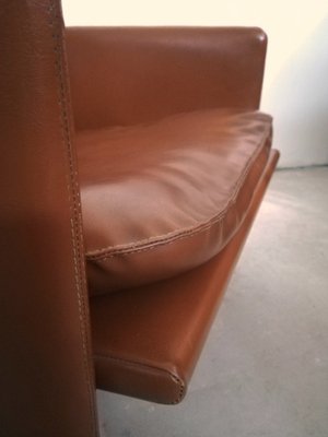 Italian Leather Springtime Series Armchair by Marco Zanuso for Arflex, 1960s-UIW-1279091