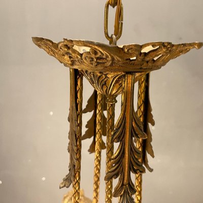 Italian Liberty Gold Gilded Chandelier-JJC-1275830