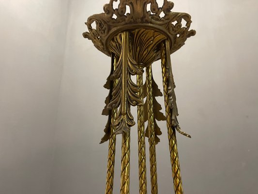 Italian Liberty Gold Gilded Chandelier-JJC-1275830