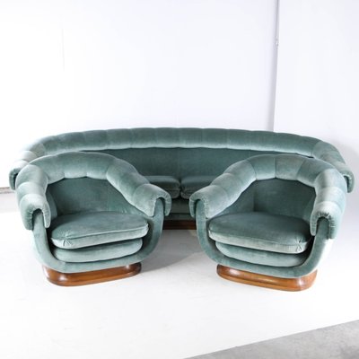 Italian Living Room Set, 1960s, Set of 3-DSC-2042836