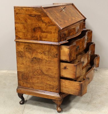 Italian Louis XV Secretaire in Walnut, 18th Century-UMS-1752513