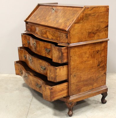 Italian Louis XV Secretaire in Walnut, 18th Century-UMS-1752513