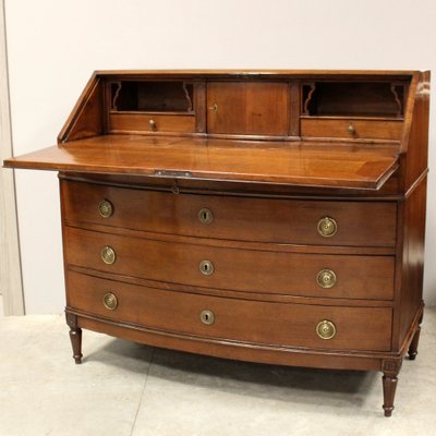 Italian Louis XVI Secretaire in Walnut-UMS-1792455