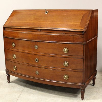 Italian Louis XVI Secretaire in Walnut-UMS-1792455