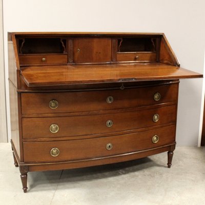 Italian Louis XVI Secretaire in Walnut-UMS-1792455