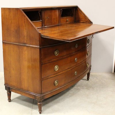 Italian Louis XVI Secretaire in Walnut-UMS-1792455