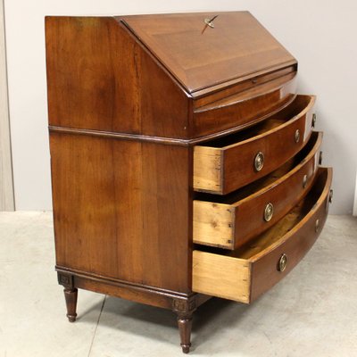 Italian Louis XVI Secretaire in Walnut-UMS-1792455