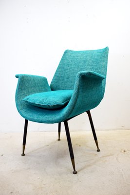 Italian Lounge Chair by Gastone Rinaldi, 1950s-AOL-697421