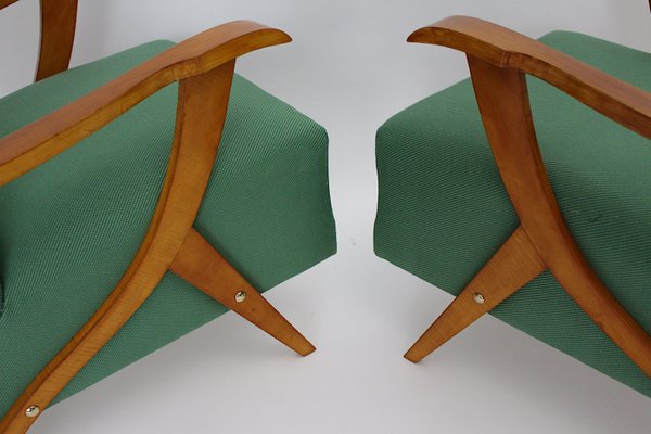 Italian Lounge Chairs, 1950s, Set of 2-NB-585626