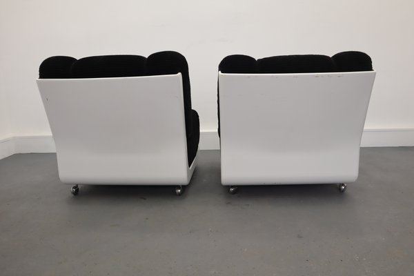 Italian Lounge Chairs, 1970s, Set of 2-JWH-877522