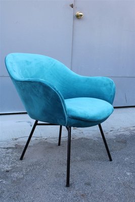 Italian Lounge Chairs attributed to Augusto Bozzi for Saporiti Italia, 1950s, Set of 2-EH-1394936