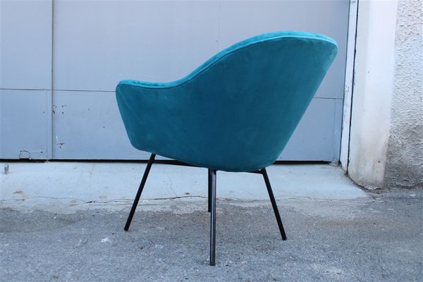 Italian Lounge Chairs attributed to Augusto Bozzi for Saporiti Italia, 1950s, Set of 2-EH-1394936