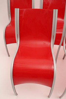 Italian Lounge Chairs by Ron Arad for Kartell, 1990s, Set of 7-NB-842394