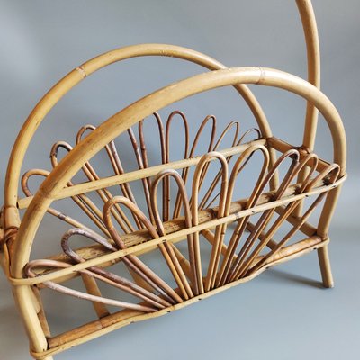 Italian Magazine Rack by Franco Albini, 1960s-QGR-1176684