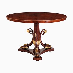 Italian Mahogany and Parcel-Gilt Centre Table, 1830s-MBH-1032479