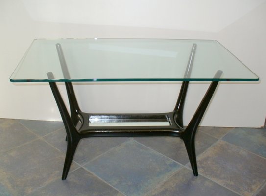 Italian Mahogany Coffee Table, 1950s-EI-178677