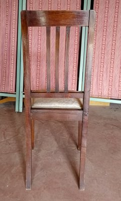 Italian Mahogany Dining Chair, 1930s-RAQ-636119