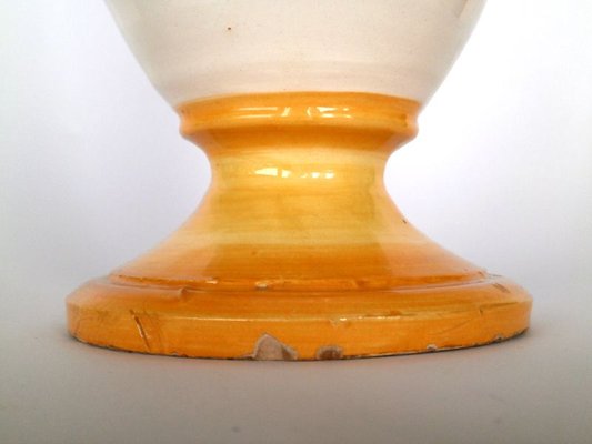 Italian Majolica Pottery Vase from Novecento, 1930s-GKB-836698