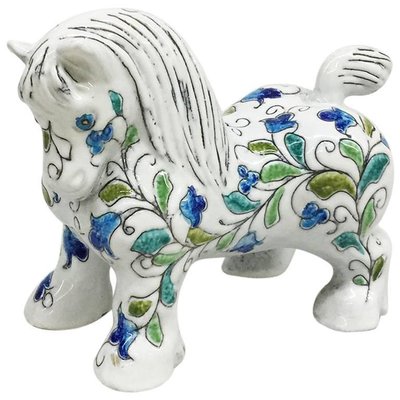 Italian Mancioli Pottery Horse Figure from Raymor, Florence, 1960s-UCH-1224731