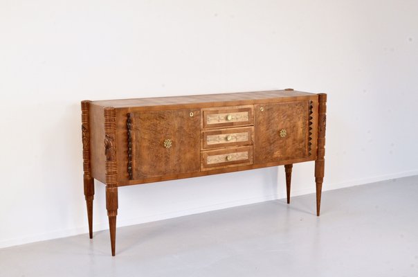 Italian Maple and Ash Sideboard attributed to Pier Luigi Colli, 1960s-DUG-2041223