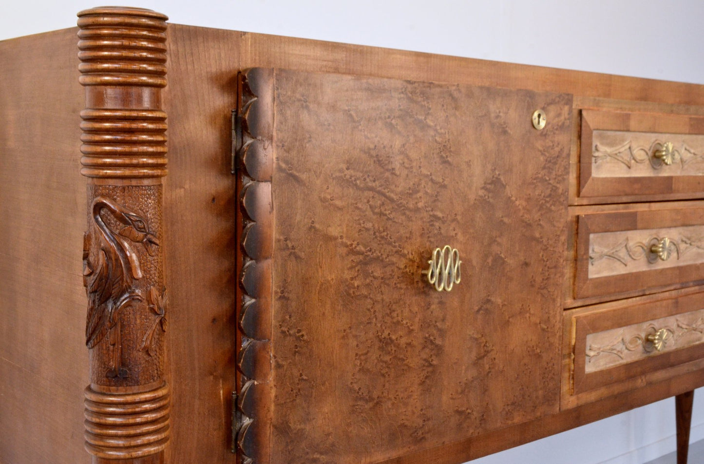 Italian Maple and Ash Sideboard by Pier Luigi Colli, 1960s