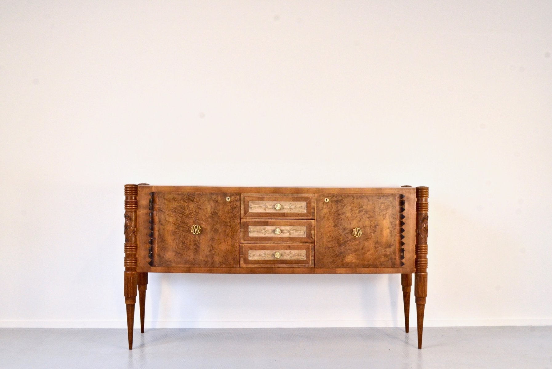 Italian Maple and Ash Sideboard by Pier Luigi Colli, 1960s