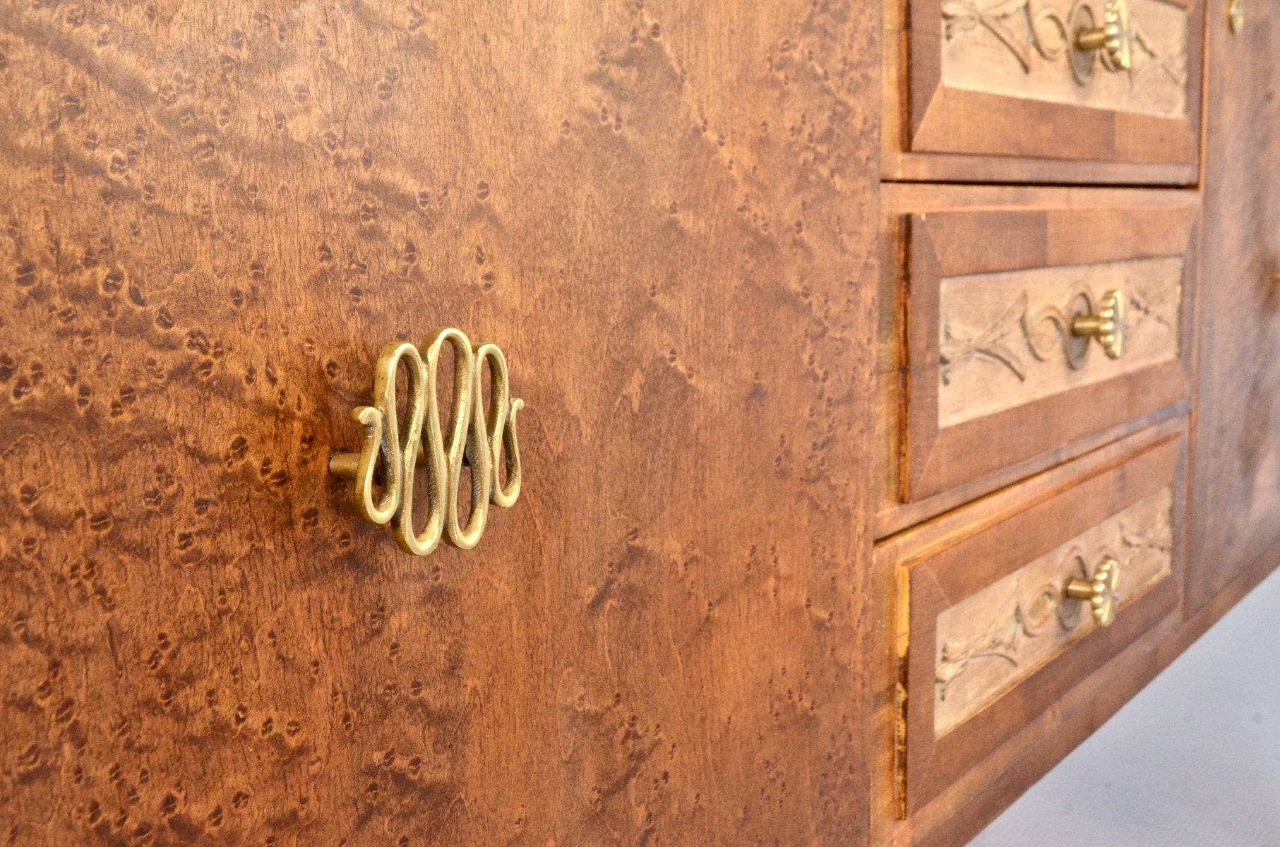 Italian Maple and Ash Sideboard by Pier Luigi Colli, 1960s