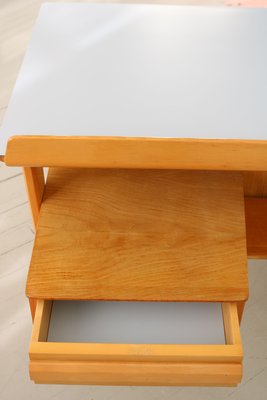 Italian Maple Desk with Bookshelf from Canturina del Mobile, 1950s-AA-867503