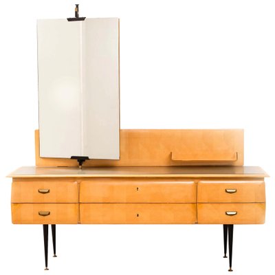 Italian Maple Wood Dressing Table, 1950s-MBH-1031912