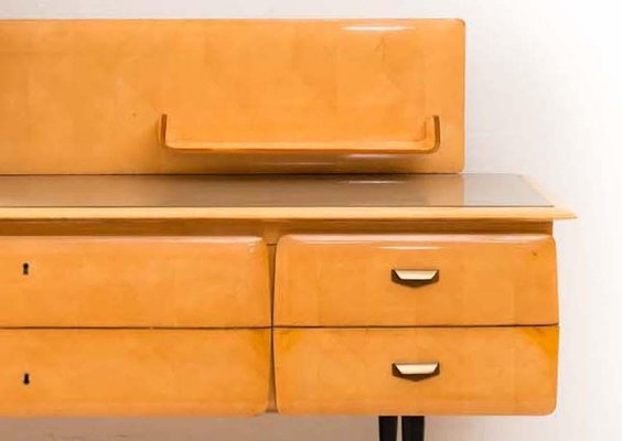 Italian Maple Wood Dressing Table, 1950s-MBH-1031912