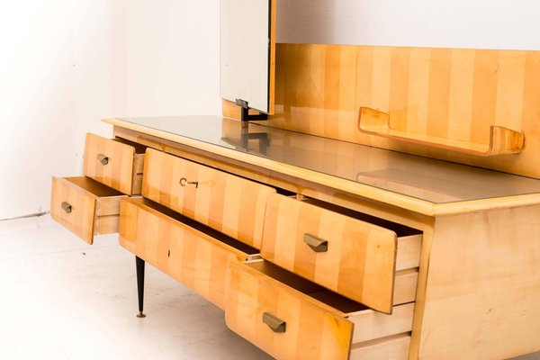 Italian Maple Wood Dressing Table, 1950s-MBH-1031912