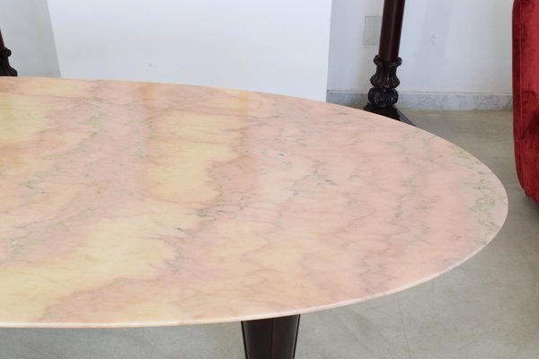 Italian Marble Dining Table, 1950s-GXL-590569