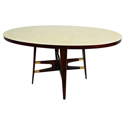 Italian Marble Glass Table, 1950-FGA-923481