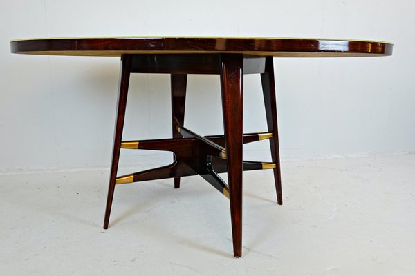 Italian Marble Glass Table, 1950-FGA-923481