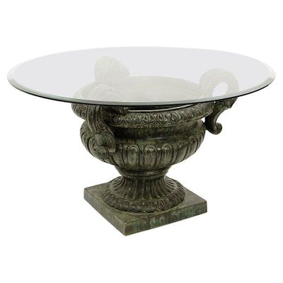 Italian Medici Coffee Table in Terracotta, 1970s-JG-1239329