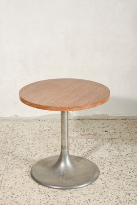 Italian Metal and Brown Formica Coffee Table, 1960s-RAQ-666553