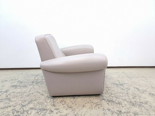 Italian Mickey Chair in Grey Leather from Baxter-BVM-1397481