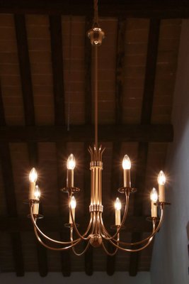 Italian Mid-Century Chandelier by Guglielmo Ulrich, 1945s-MTX-998239