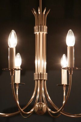 Italian Mid-Century Chandelier by Guglielmo Ulrich, 1945s-MTX-998239