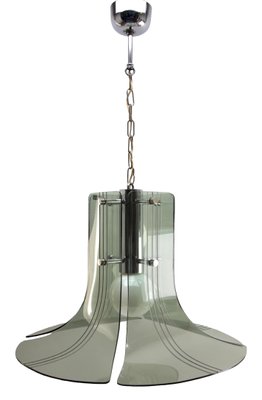 Italian Mid-Century Modern Acrylic Glass Pendant Lamp-MJY-1148910