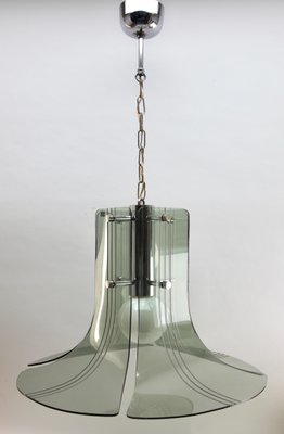 Italian Mid-Century Modern Acrylic Glass Pendant Lamp-MJY-1148910