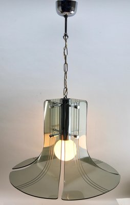 Italian Mid-Century Modern Acrylic Glass Pendant Lamp-MJY-1148910