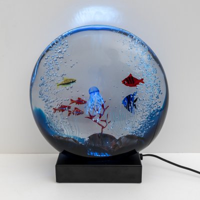 Italian Mid-Century Modern Murano Glass Aquarium by Moro Mariano, 1980s-FER-1790892