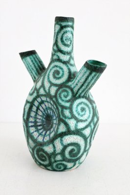 Italian Mid-Century Modern Pottery Vase by Giuseppe Barile Albisola, 1950s-VNE-1061408